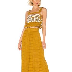 Free People Eva Embroidered Top